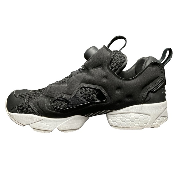 Reebok Instapump Fury Woven Black White W7.5 - Picture 3 of 6